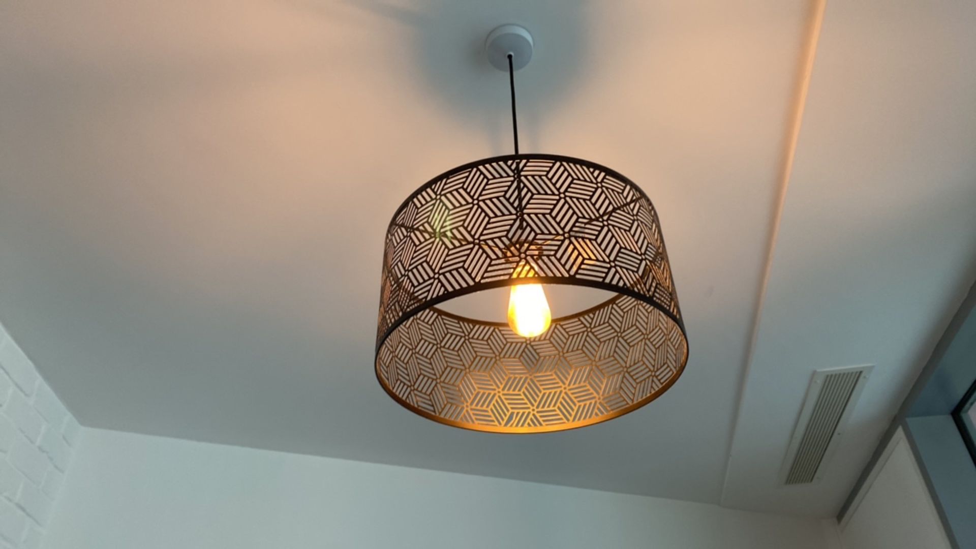 Wall Fixture and Ceiling Pendant - Image 2 of 3