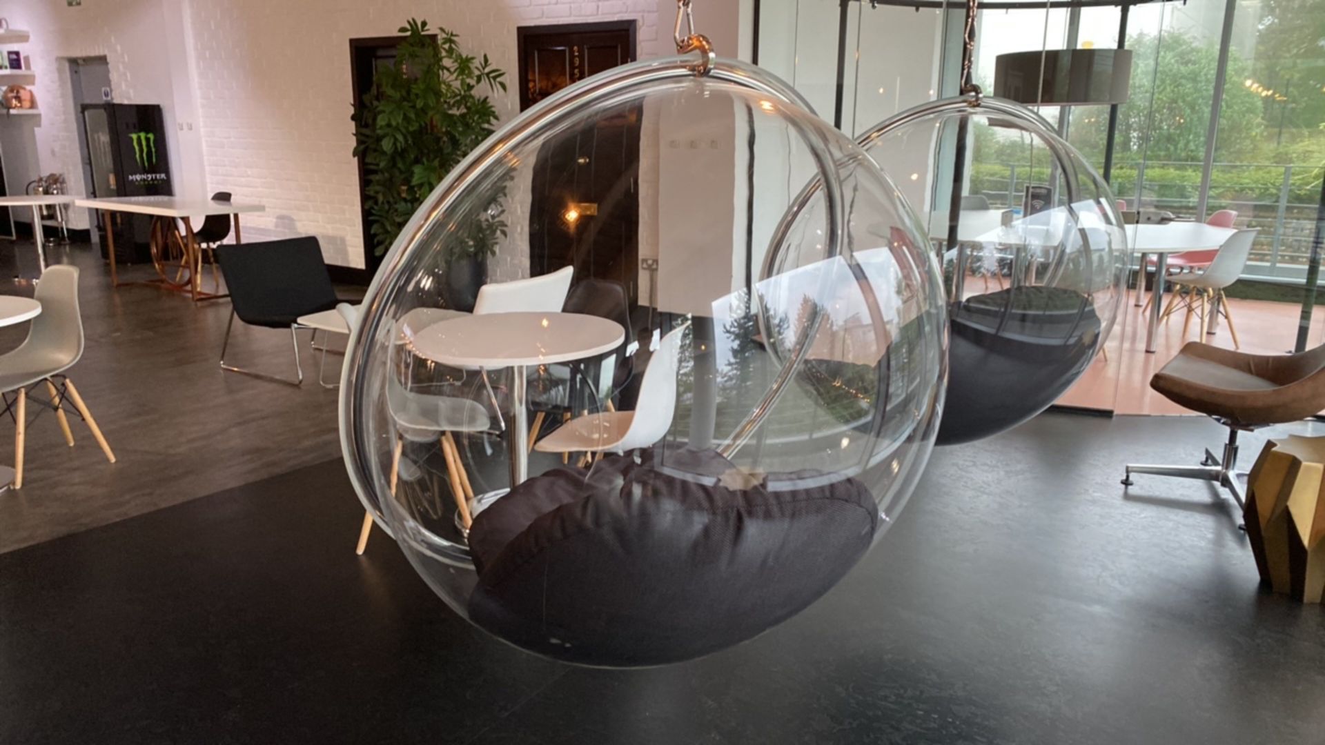 Eero Aarnio Hanging Bubble Chair Replica - Image 3 of 3