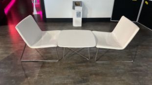 Lounge Chair X2 with Table
