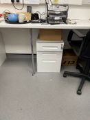 3 Draw Under Desk Filing Cabinet