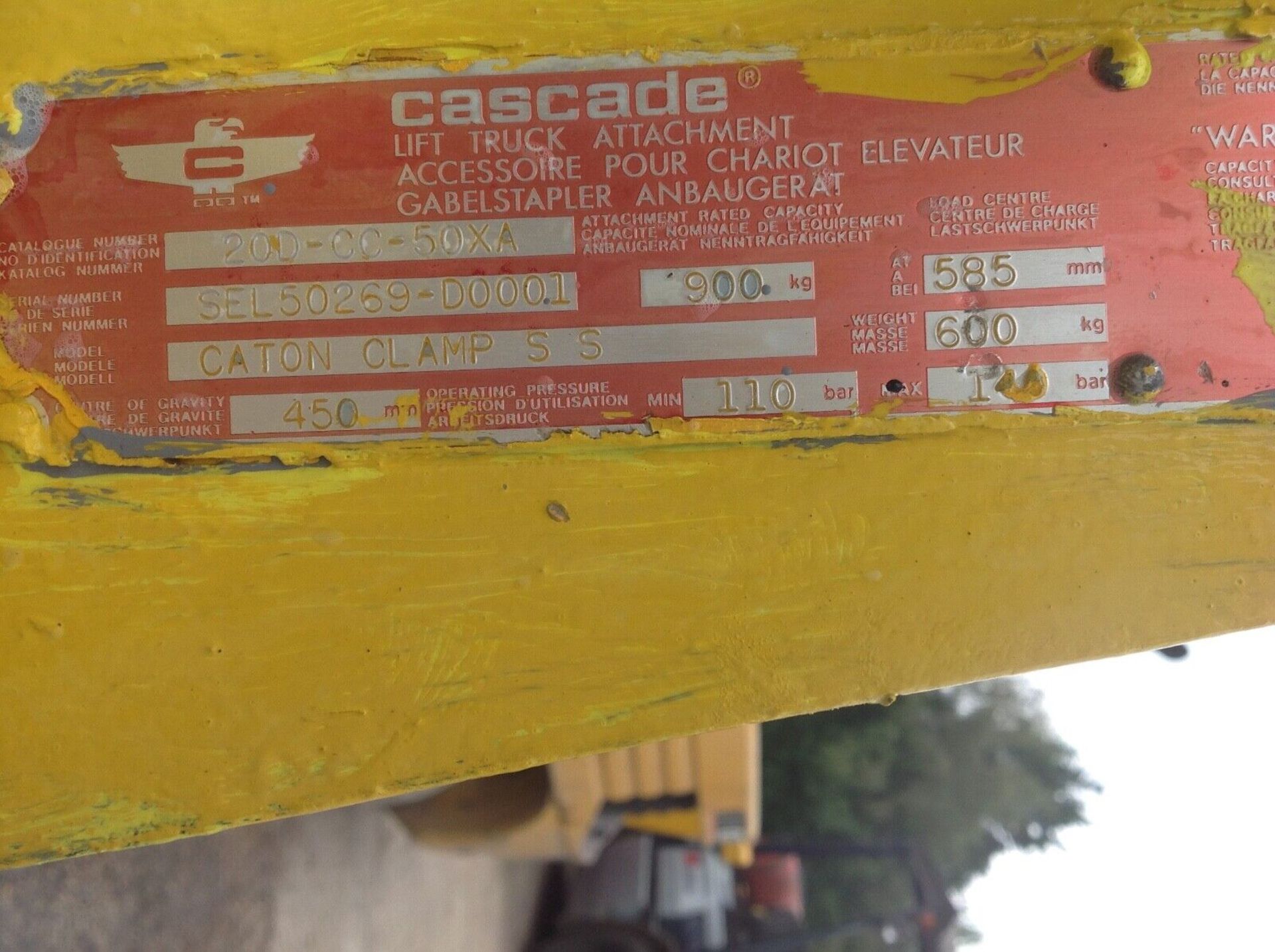 Cascade forklift bale grab attachment - Image 5 of 5