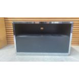 Black Wooden Storage Unit