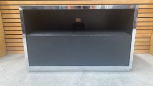 Black Wooden Storage Unit