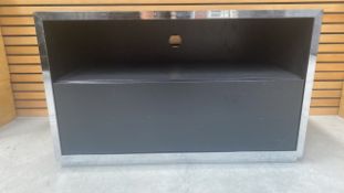 Black Wooden Storage Unit