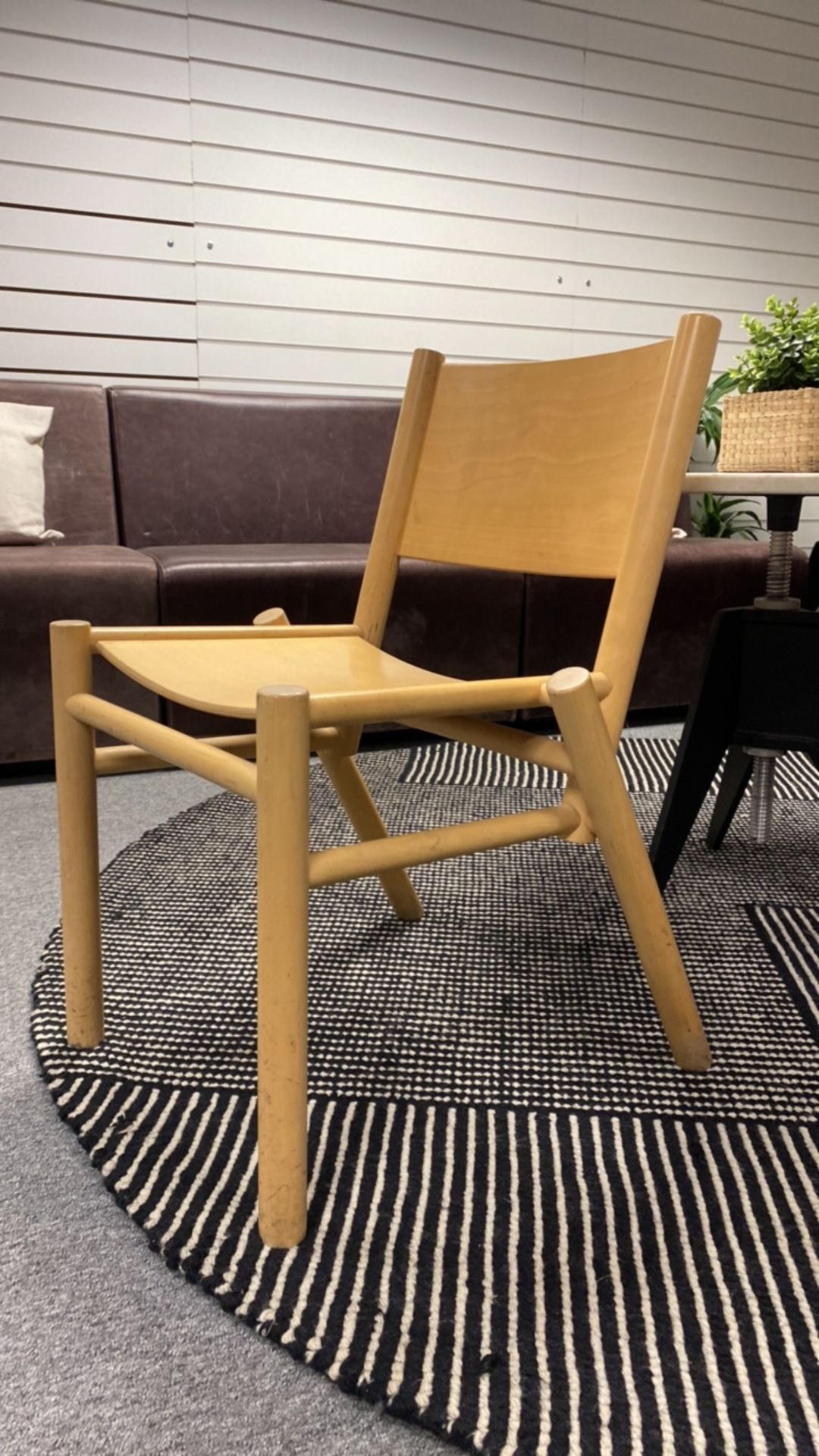 Tom Dixon Wooden Peg Chair X2 - Image 4 of 6