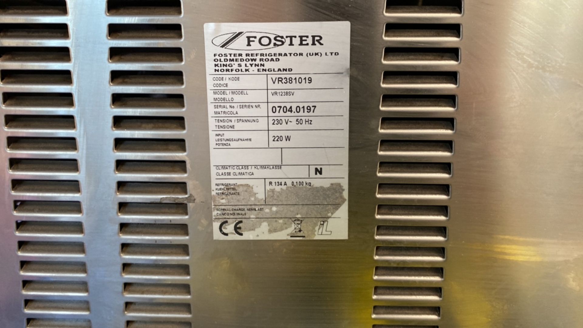 Foster Refridgerated Unit - Image 3 of 5