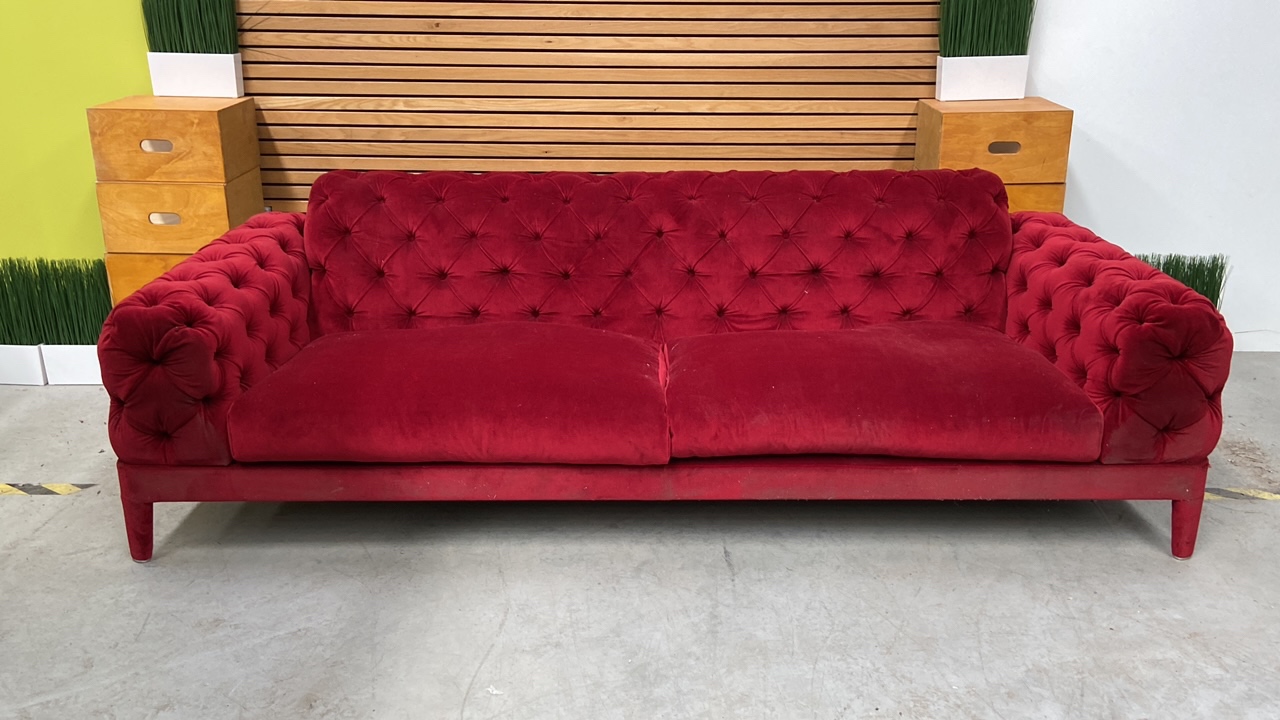 CTS Salotti Red Large Sofa