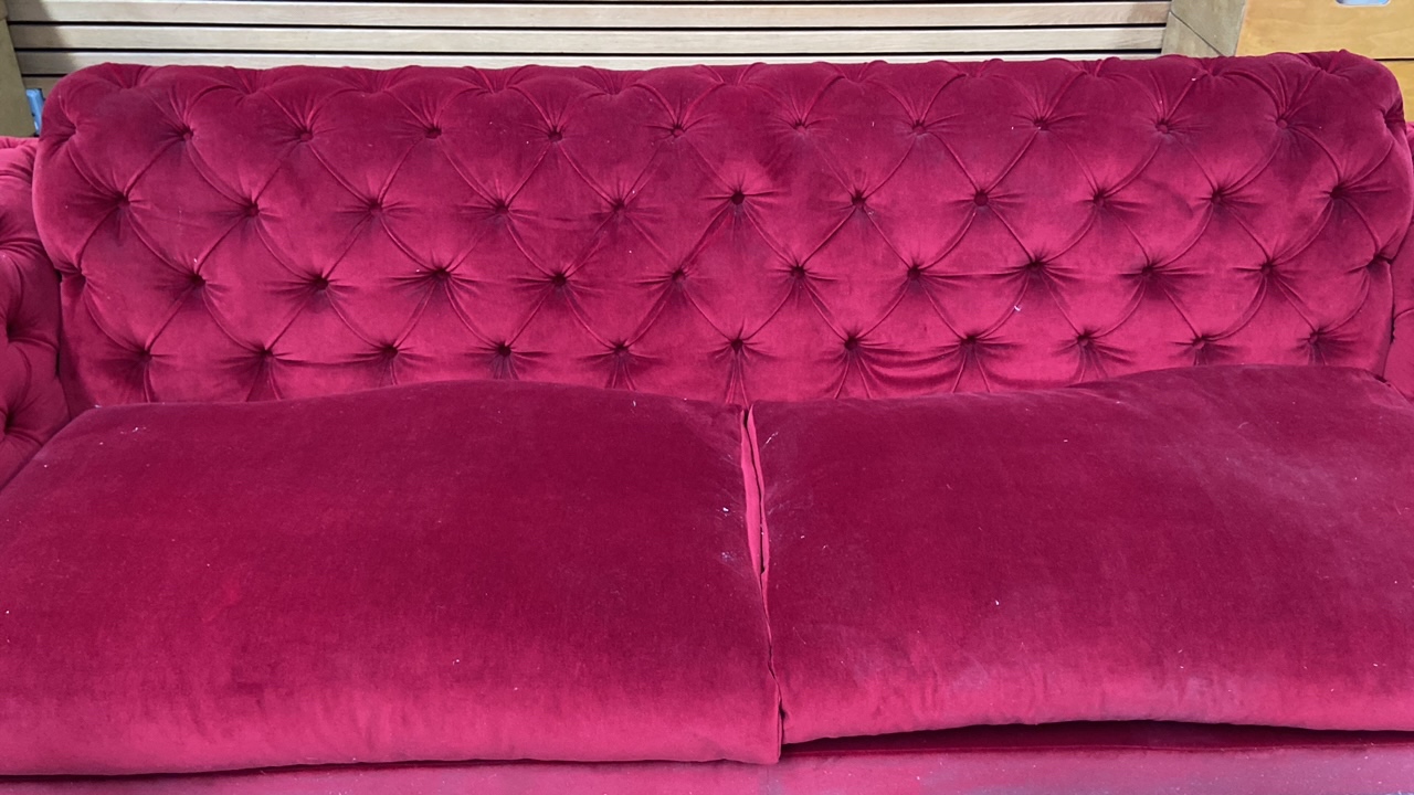 CTS Salotti Red Large Sofa - Image 2 of 10