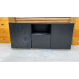 Black Wooden TV Stand