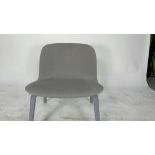 Grey urban wide chair x3