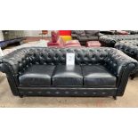 Black Chesterfield 3 Seater Sofa