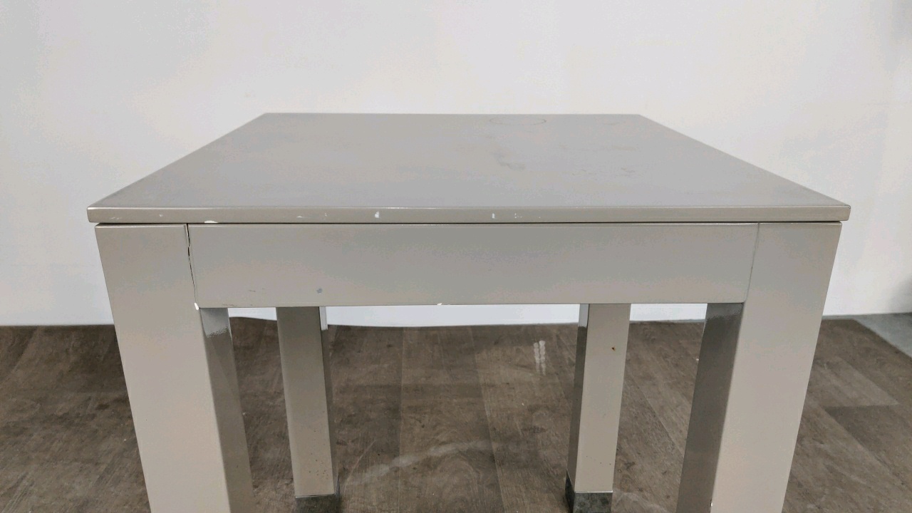 Side Table - Grey Gloss Finished - Image 2 of 4