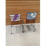 Oak Woodgrain Effect Commercial Grade Chairs Set o