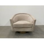 Fabric Swivel Tub Chair