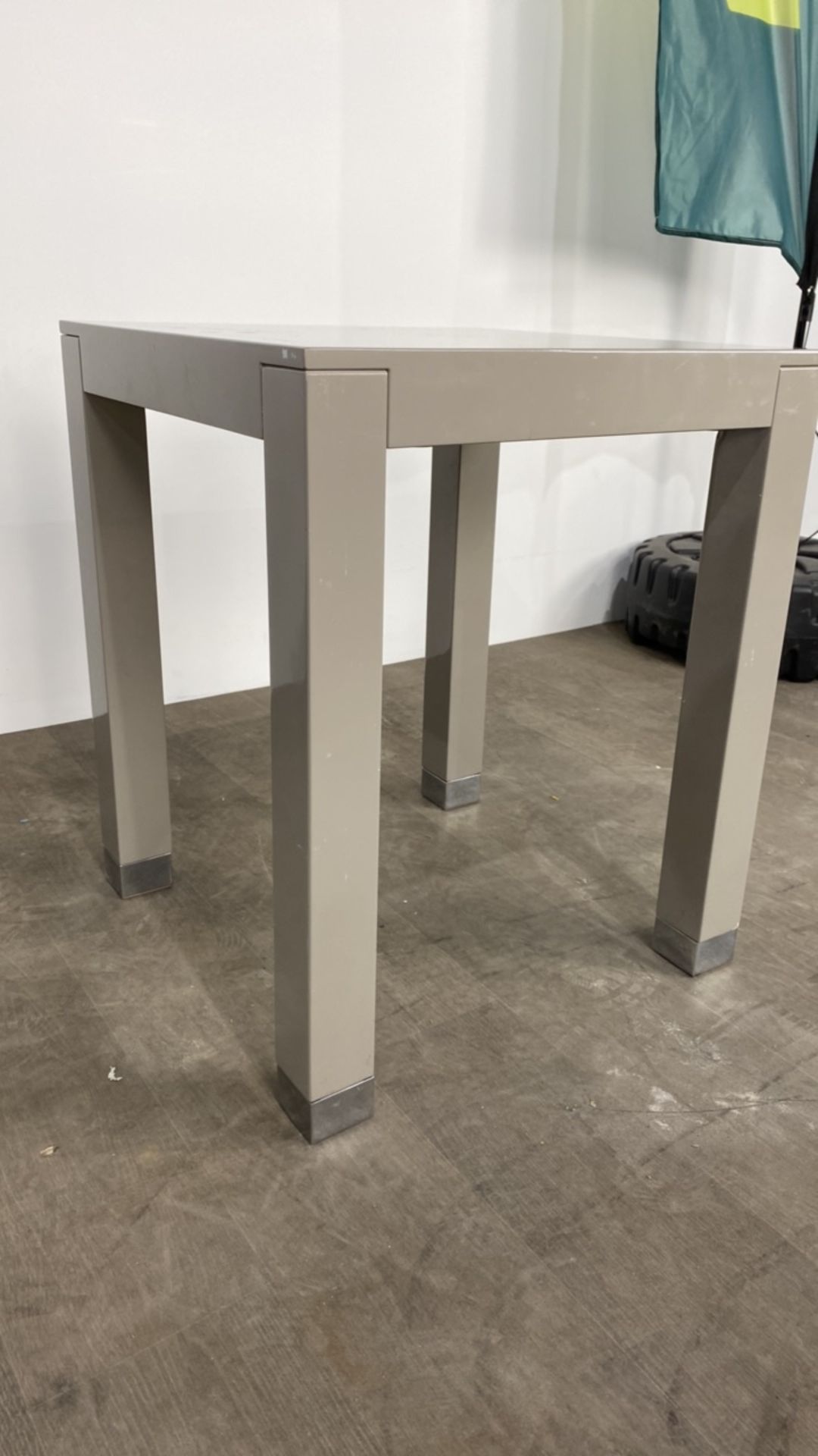 Side Table - Grey Gloss Finished - Image 3 of 3