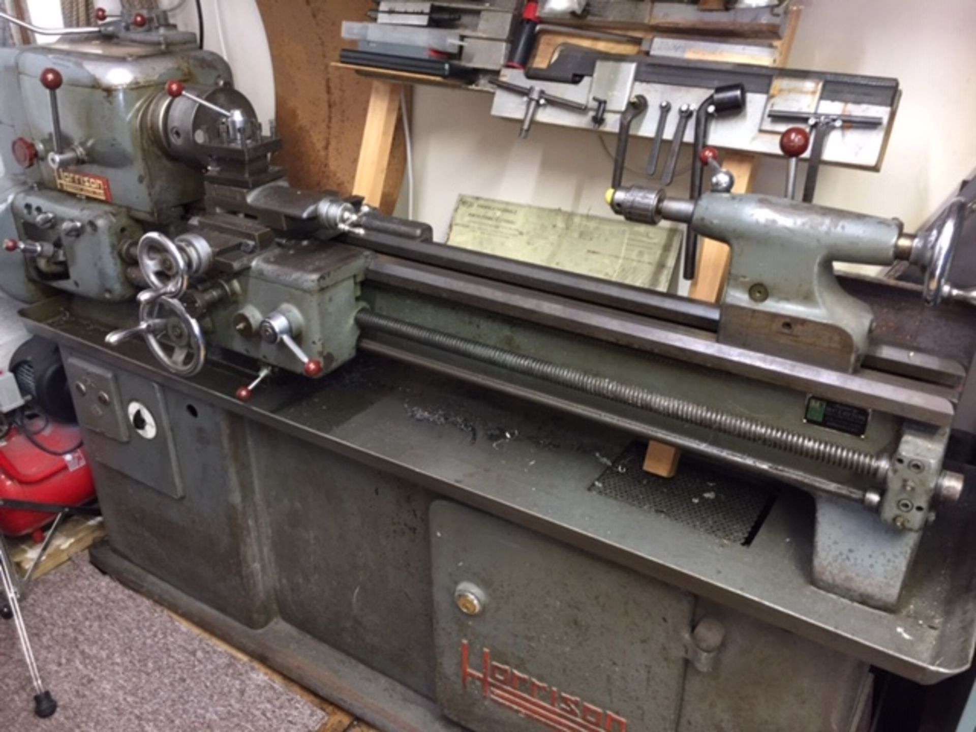 Harrison long bed centre Imperial lathe