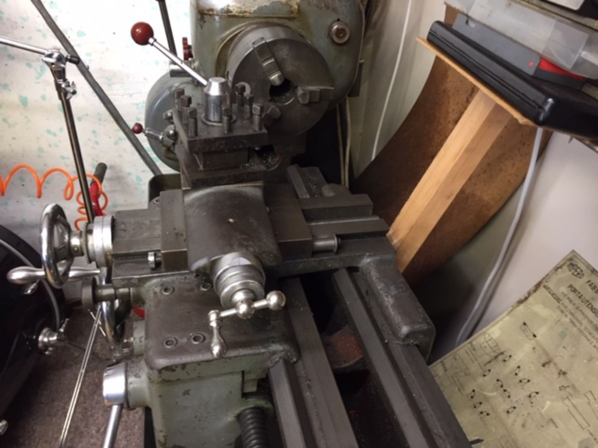 Harrison long bed centre Imperial lathe - Image 8 of 16