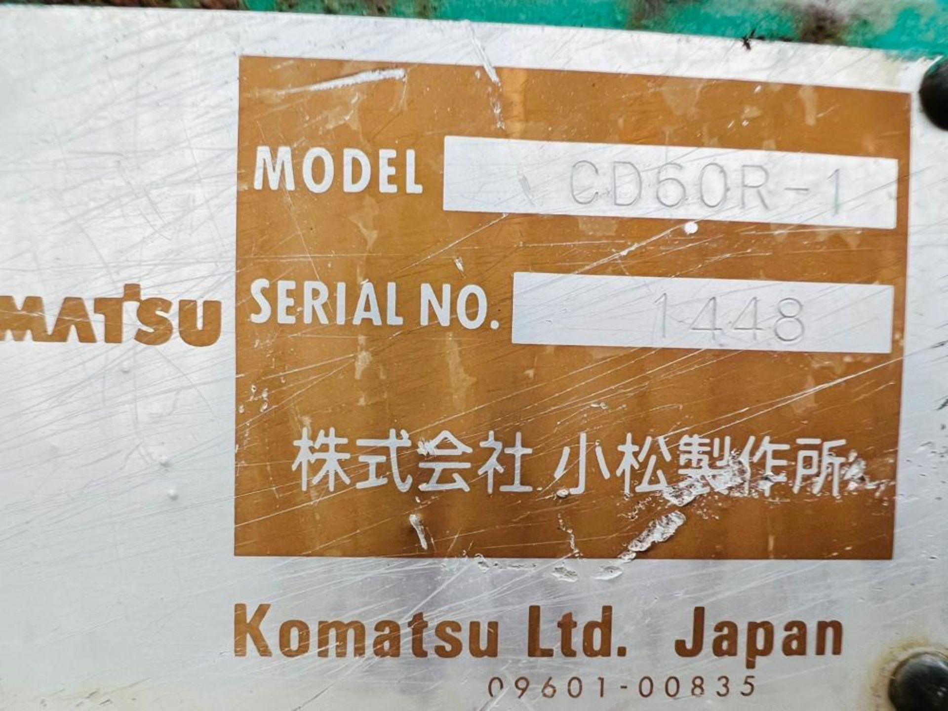 Komatsu Cd60r-1 Swivel Tip Dumper C/W Hydraulic Tip - Image 7 of 10