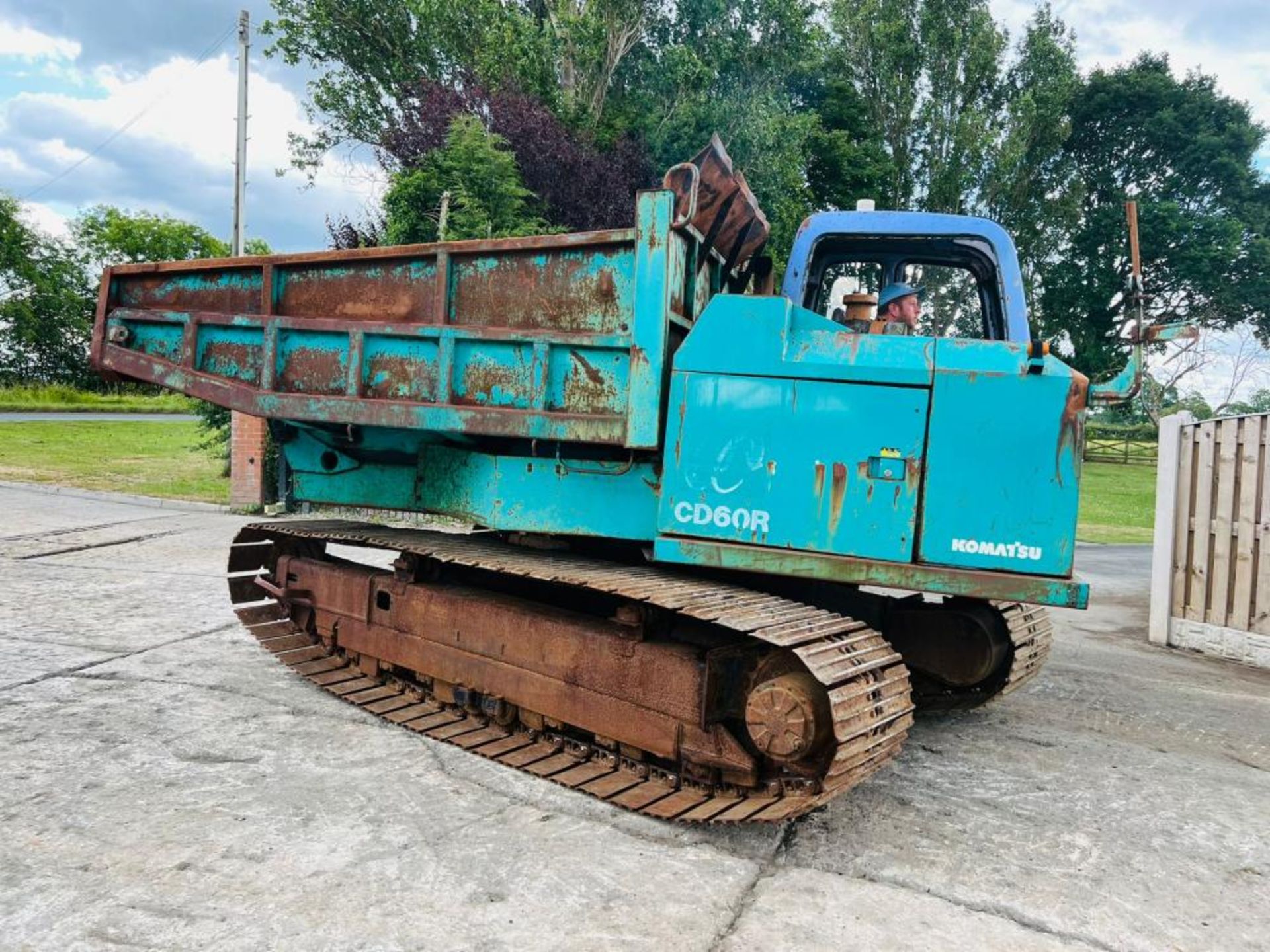 Komatsu Cd60r-1 Swivel Tip Dumper C/W Hydraulic Tip - Image 5 of 10