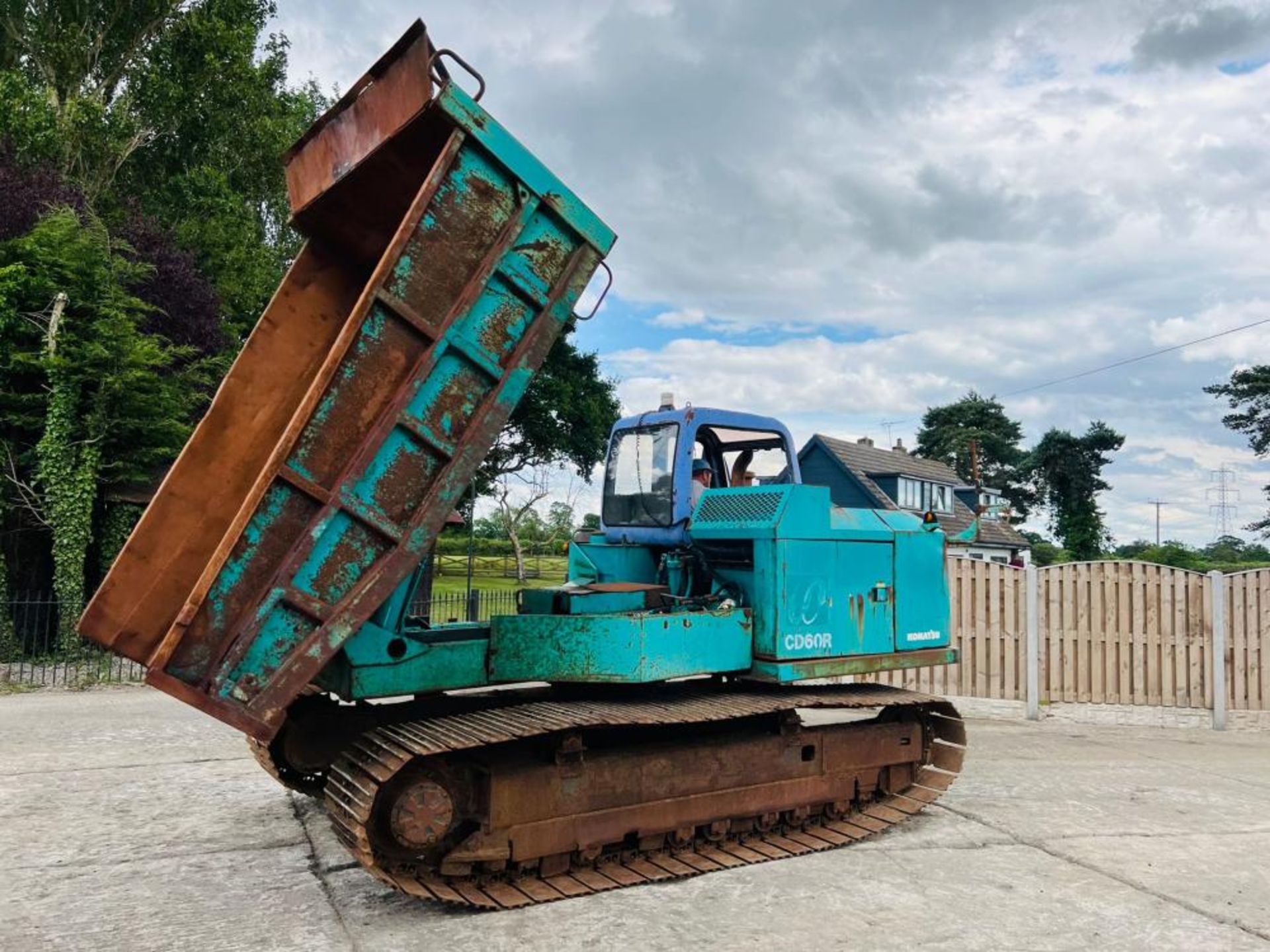 Komatsu Cd60r-1 Swivel Tip Dumper C/W Hydraulic Tip - Image 9 of 10