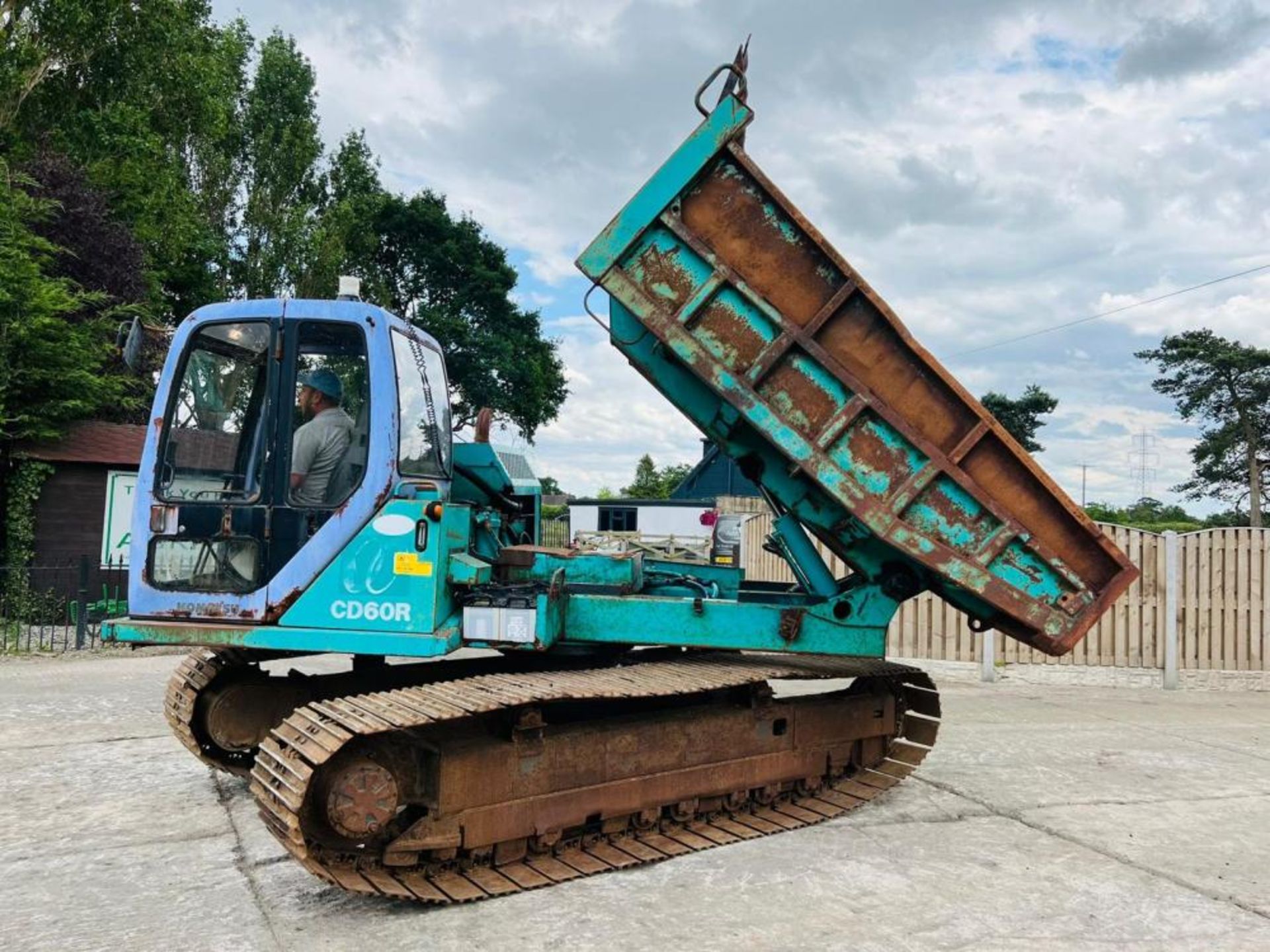 Komatsu Cd60r-1 Swivel Tip Dumper C/W Hydraulic Tip - Image 6 of 10