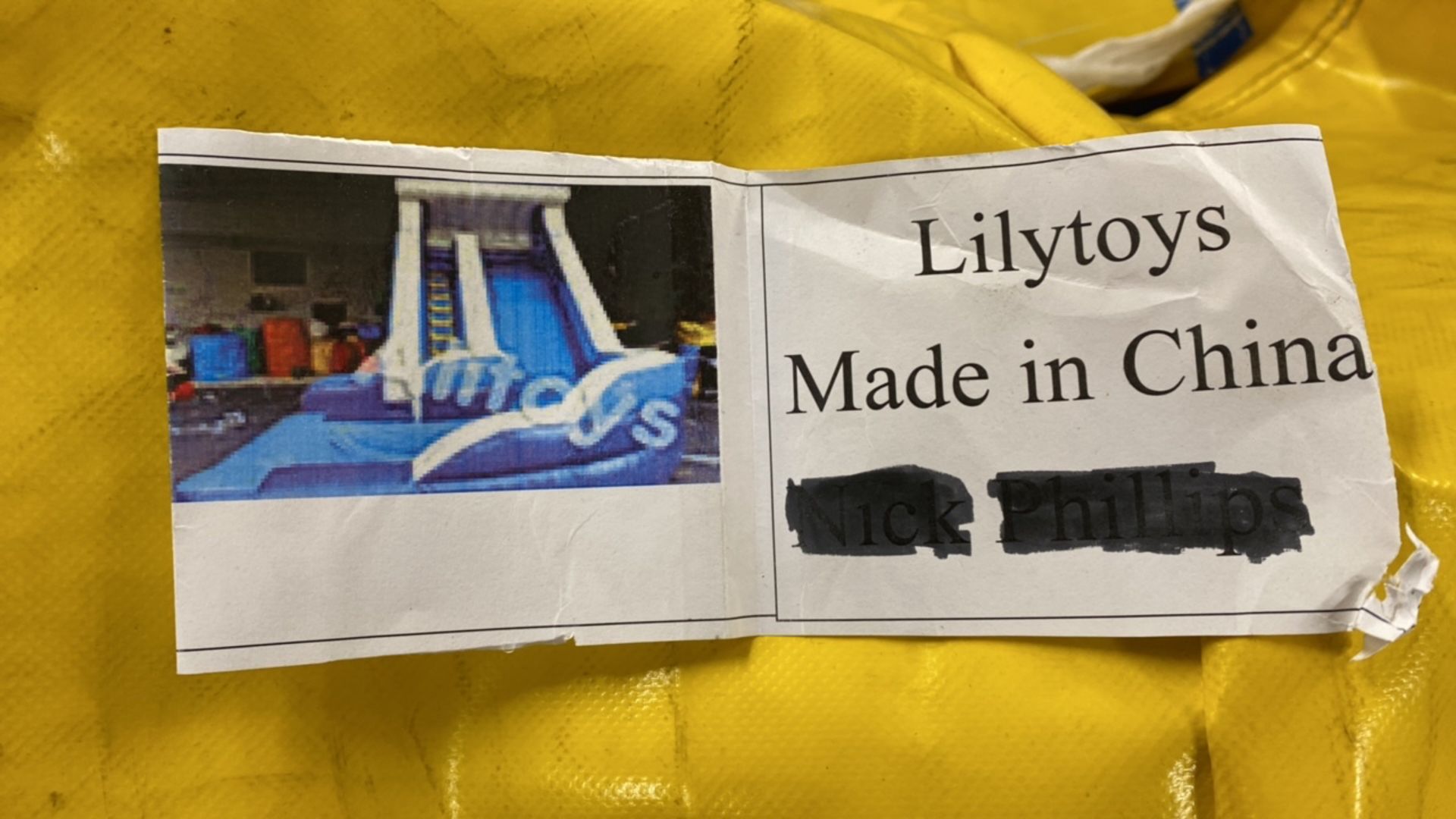 Large Lilytoys Inflatable Slide - Image 3 of 5