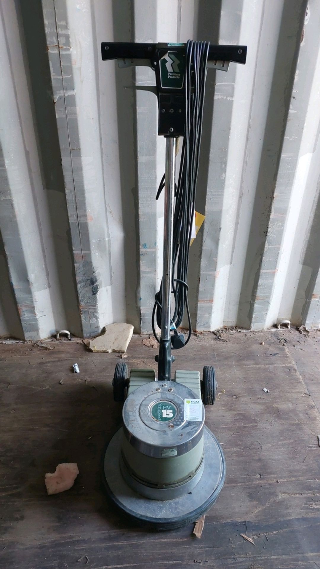 High speed floor polisher