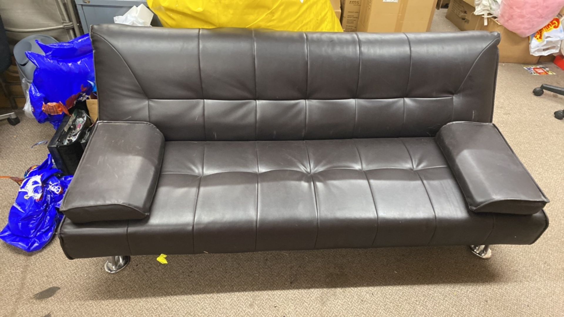 Pleather Sofa Bed