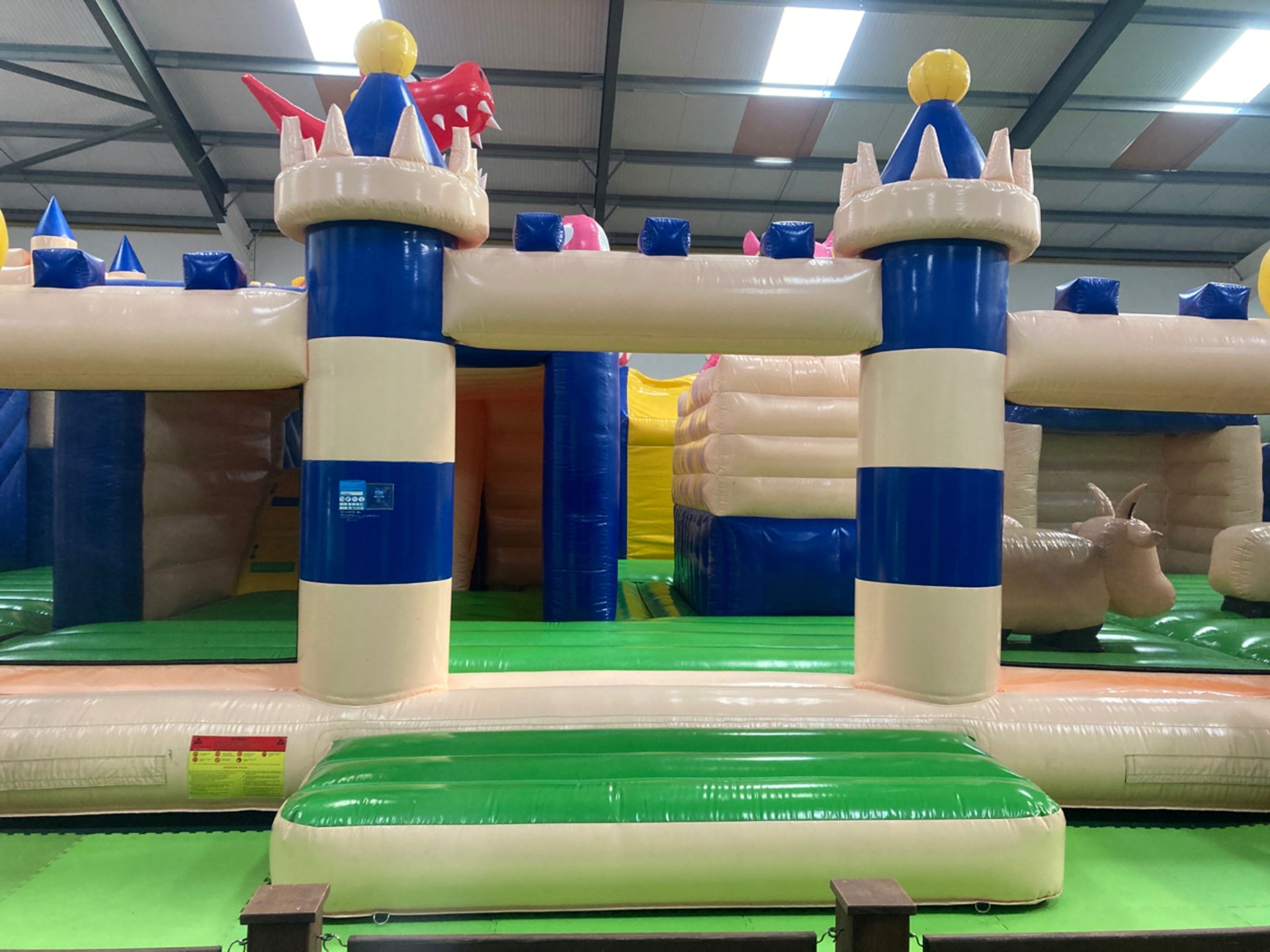 Inflatable bouncy castle