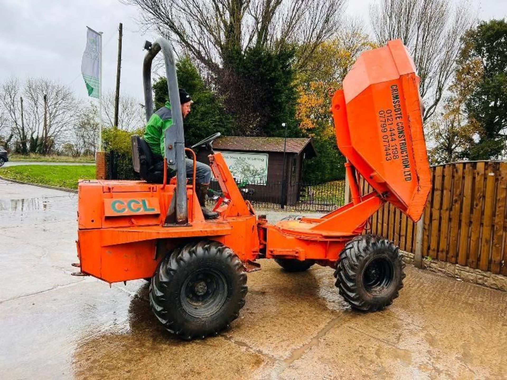 Benford 4wd Swivel Tip Dumper C/W Role Frame - Image 2 of 11