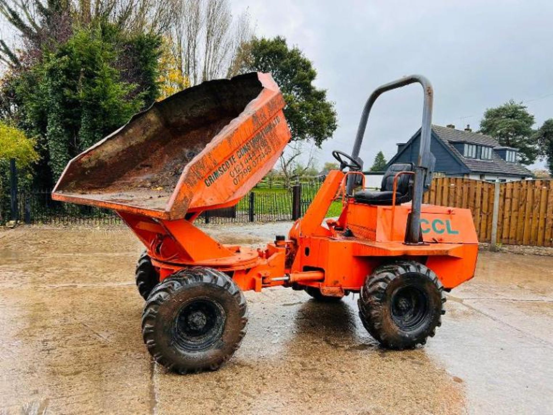 Benford 4wd Swivel Tip Dumper C/W Role Frame