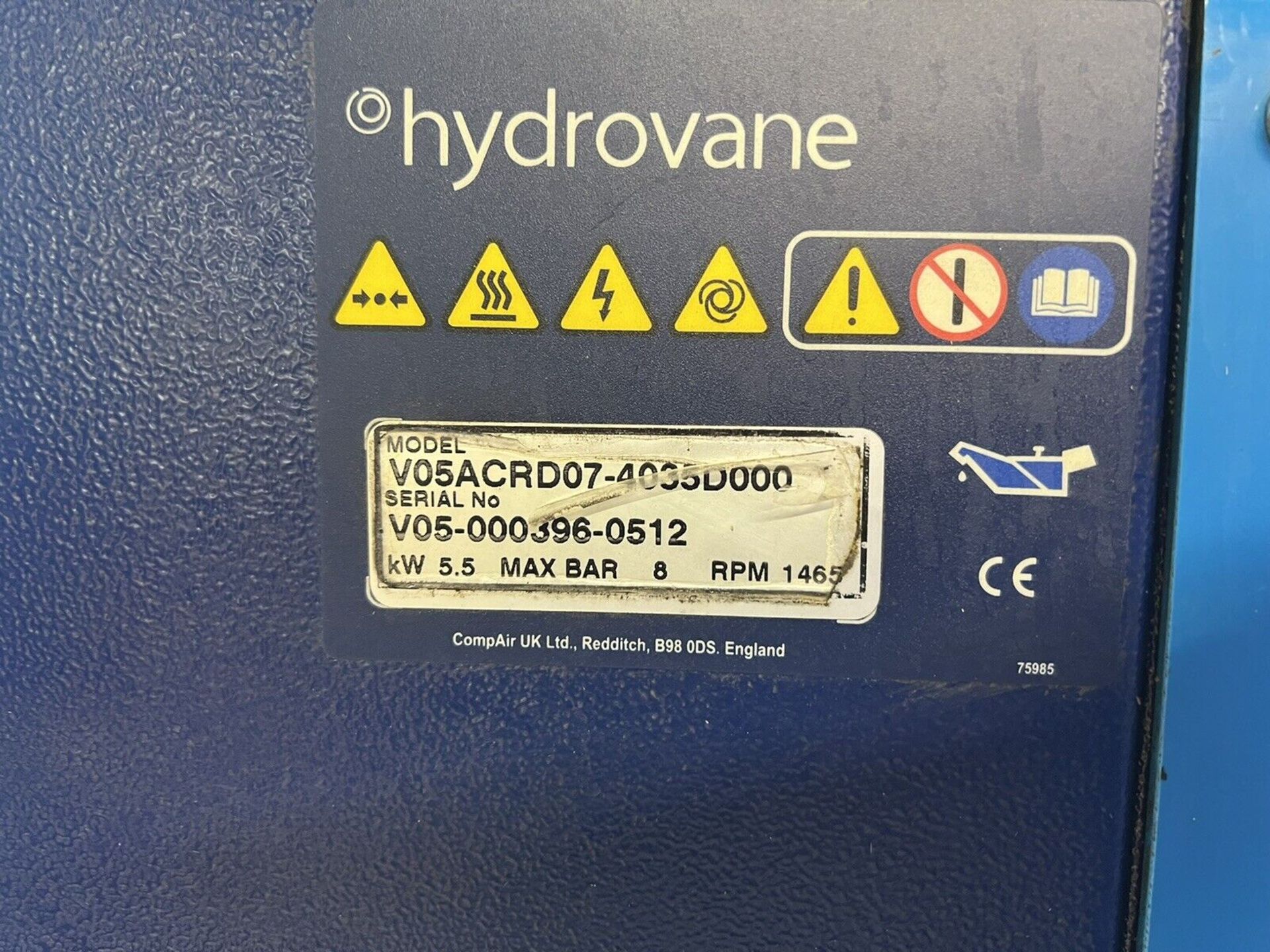 Hydrovane HV05 Compressor - Image 11 of 12