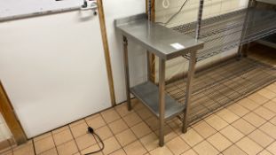 Stainless Steel Preparation Station