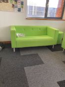Two seater Green Sofa