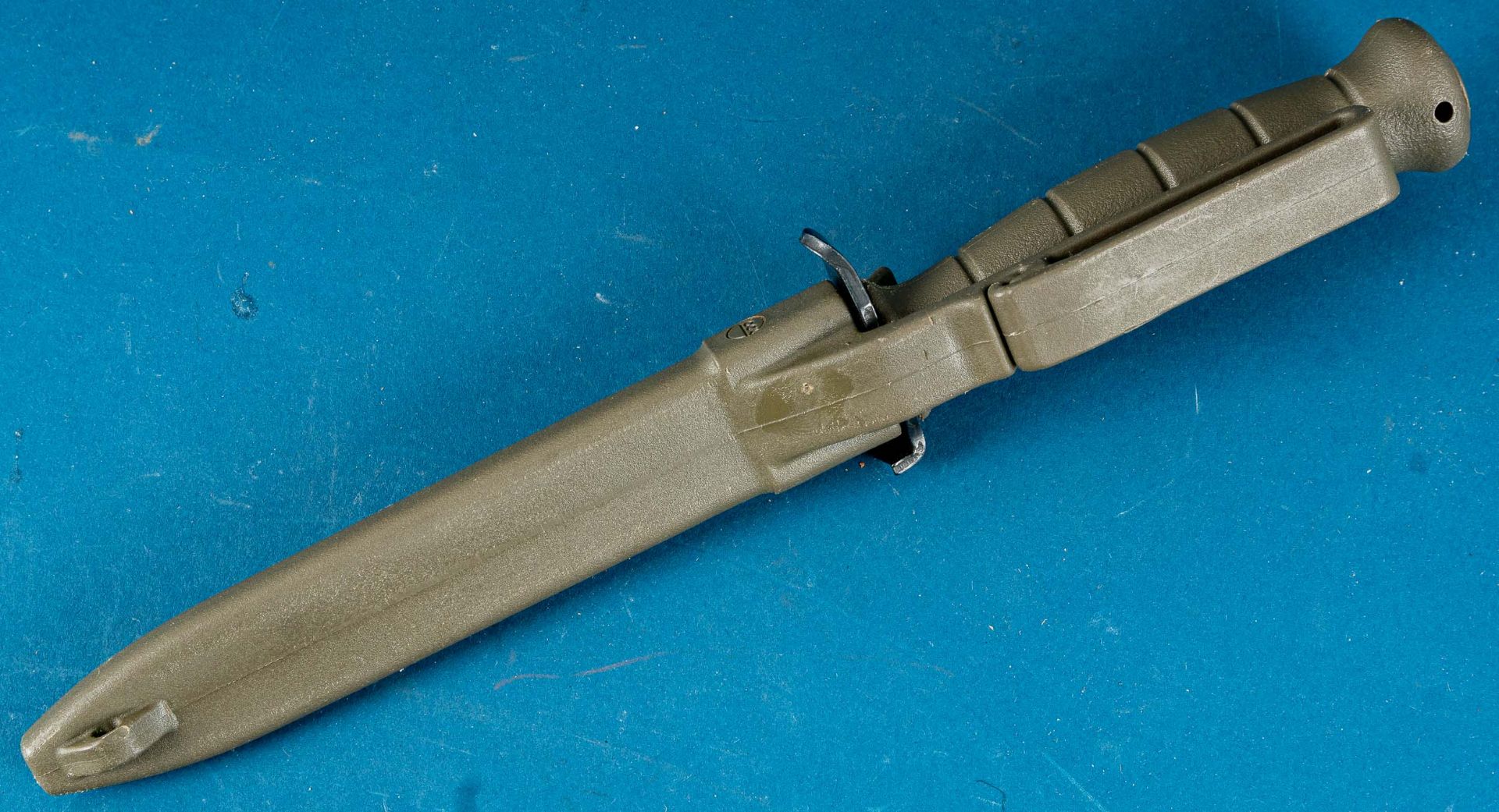 G-Lock Jagdmesser/Outdoormesser, spätes 20. Jhd., Klingenlänge ca. 16,5 cm, Gesamtlänge ü. A. ca. 3 - Bild 3 aus 7