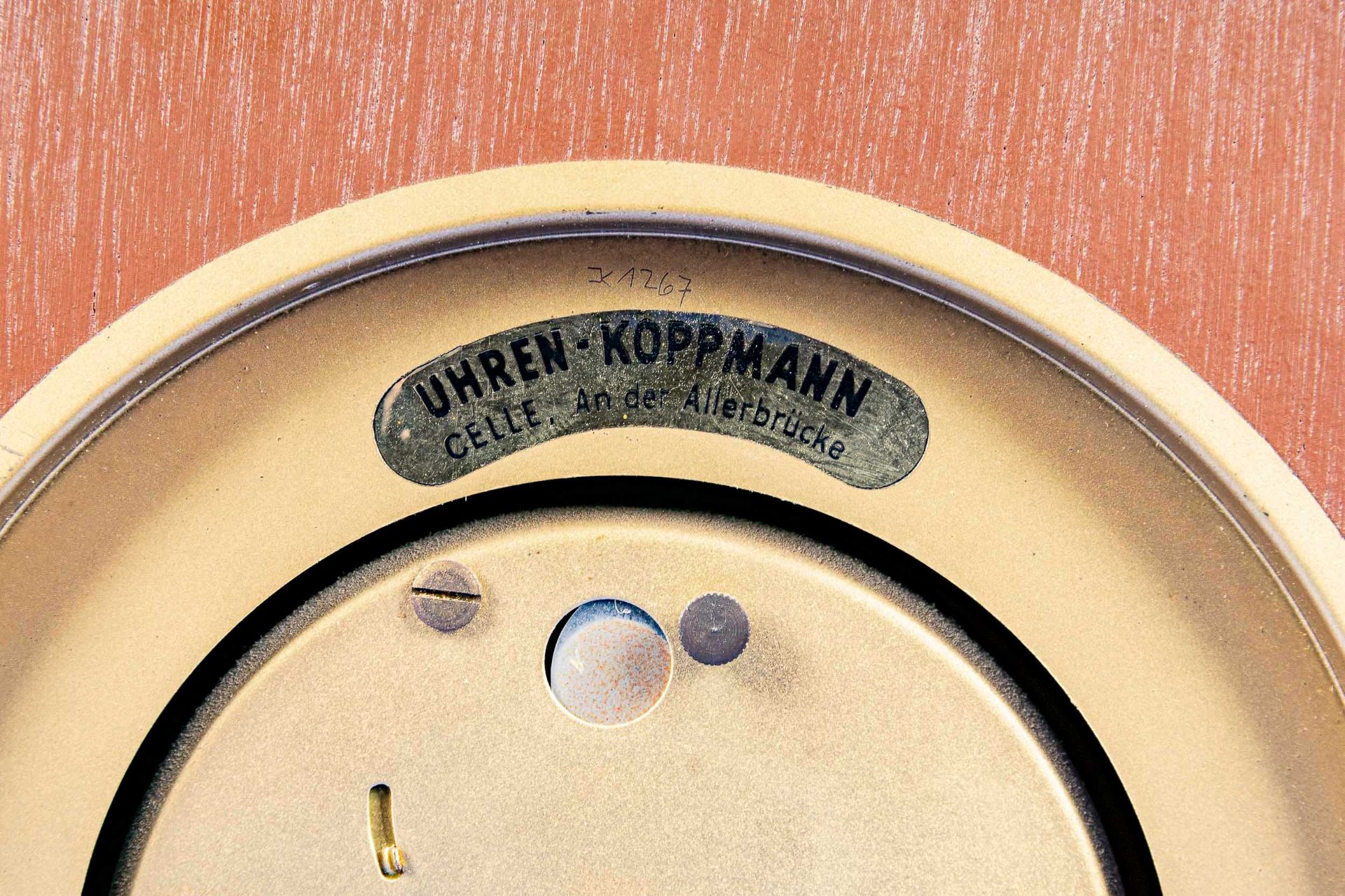 Ältere Buffet Uhr der Marke "Mauthe", Deutschland der 1950er/60er Jahre. Ungeprüftes, mechanisches - Image 7 of 7