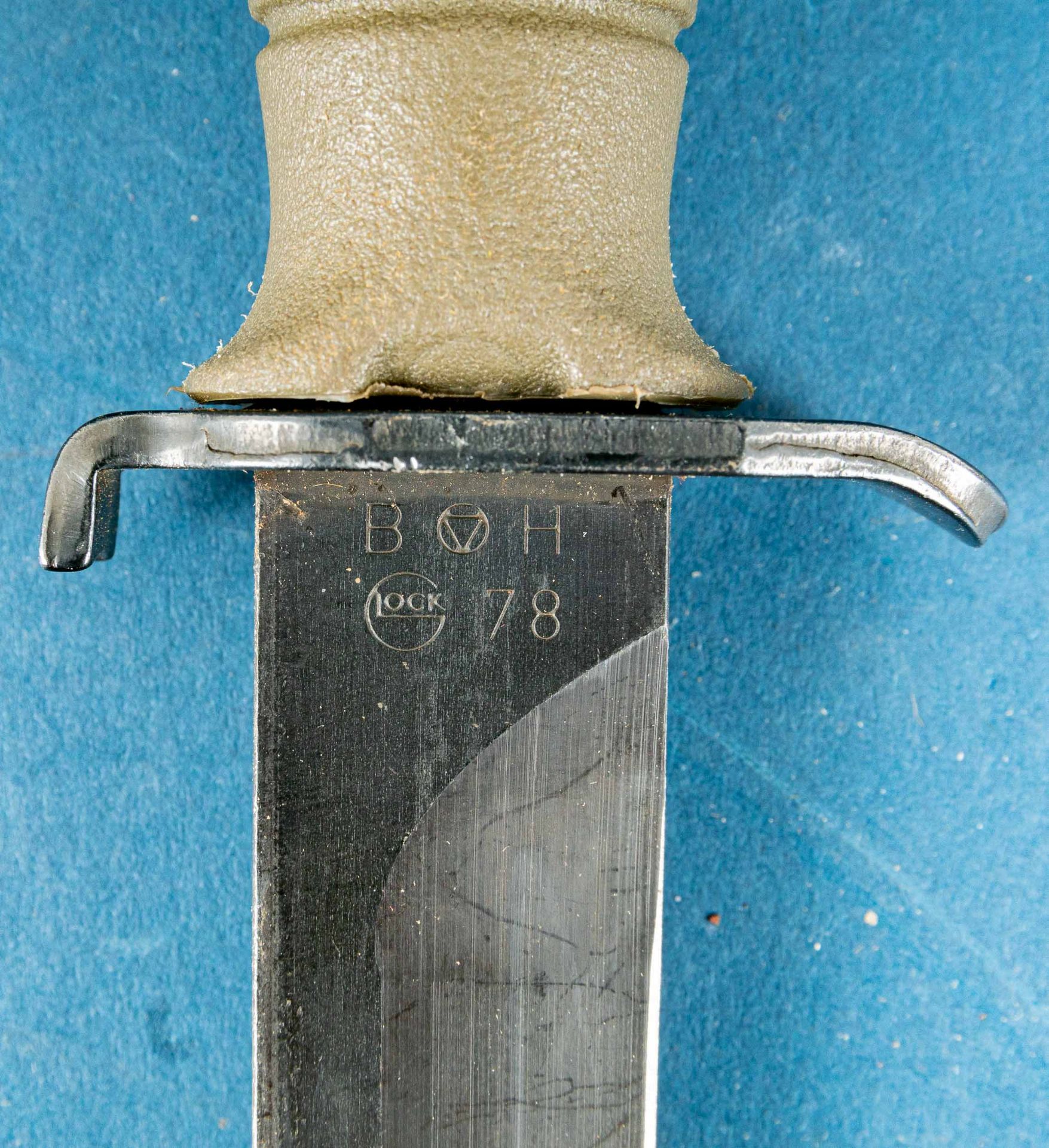 G-Lock Jagdmesser/Outdoormesser, spätes 20. Jhd., Klingenlänge ca. 16,5 cm, Gesamtlänge ü. A. ca. 3 - Bild 5 aus 7