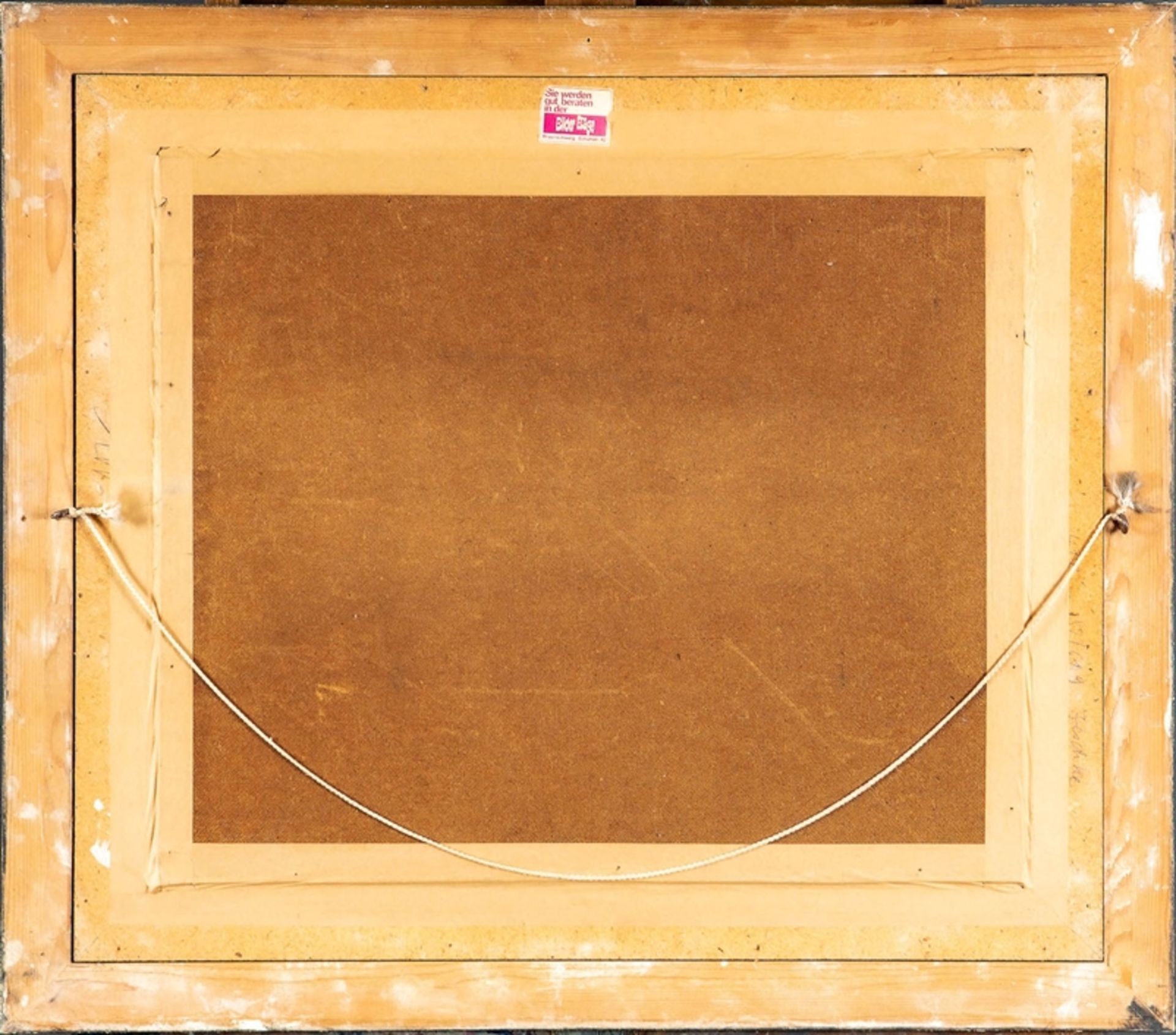 "Fischerboote im Hafen"; Gemälde Öl auf Hartfaser; lichtes Bildmaß ca. 48 x 57 cm; unten rechts sig - Bild 12 aus 12
