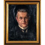 Porträt des Berliner Fabrikanten & Kommerzienrates Kurt Kühnemann (verstorben 1929), gemalt von Geo