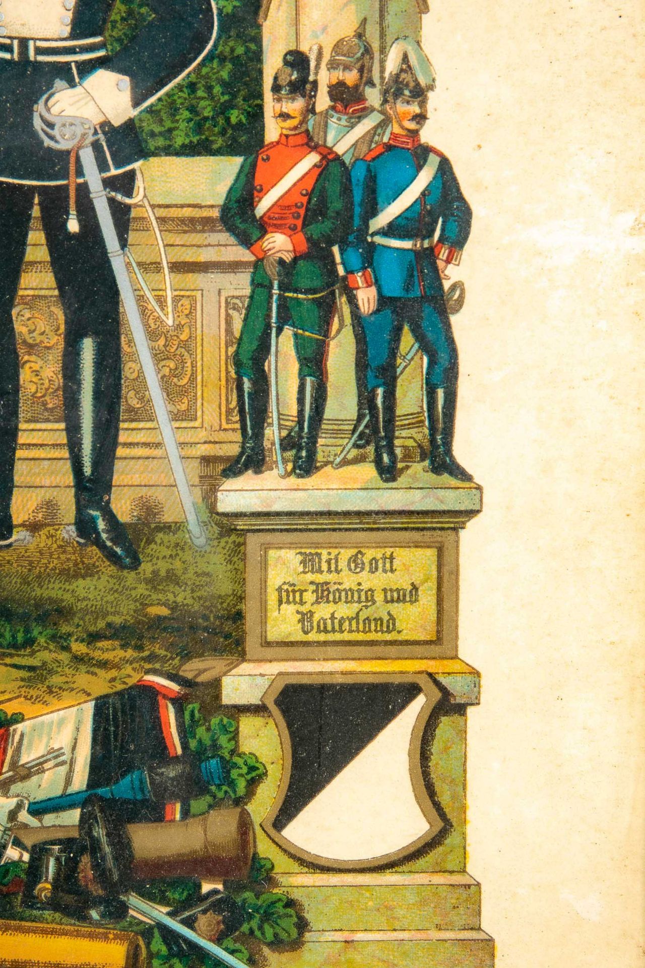 Reservistenbild des Ulan von Borstel (5. ESC. Königsulanen Reg. (1. Hannov.) Nr. 13). Hinter Glas g - Image 7 of 9