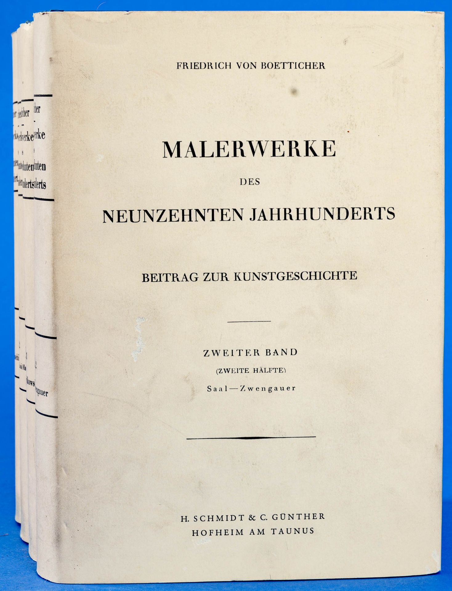 Boetticher: "Malerwerke des 19. Jahrhunderts"; 4bändige Ausgabe, 2. unveränderter Nachdruck aus dem - Bild 2 aus 4