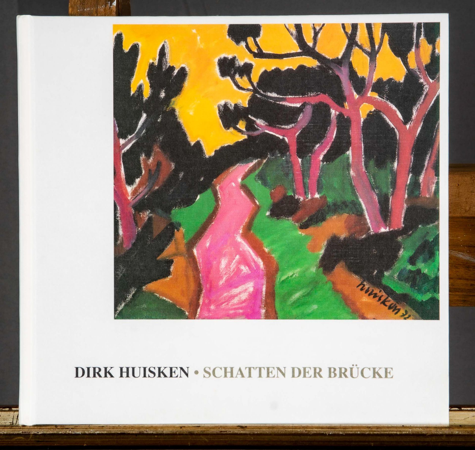 "Badende" von Dirk Huisken, Holzschnitt "Akt", mit Druckplatte/Druckstock, beides gerahmt, Akt ca. - Image 6 of 7