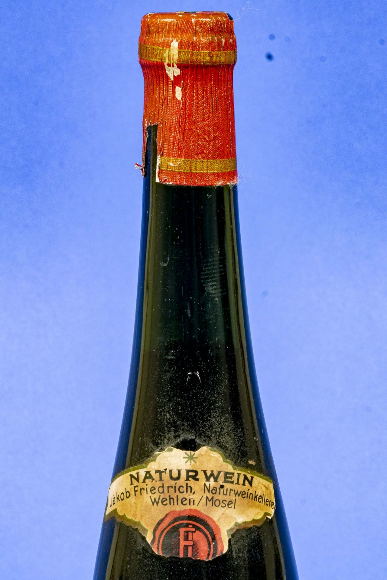 "Wehlener Sonnenuhr" 1935er, Fuder 6, Flasche Weißwein für Sammler. Naturwein Jakob Friedrich. Wach - Image 7 of 12