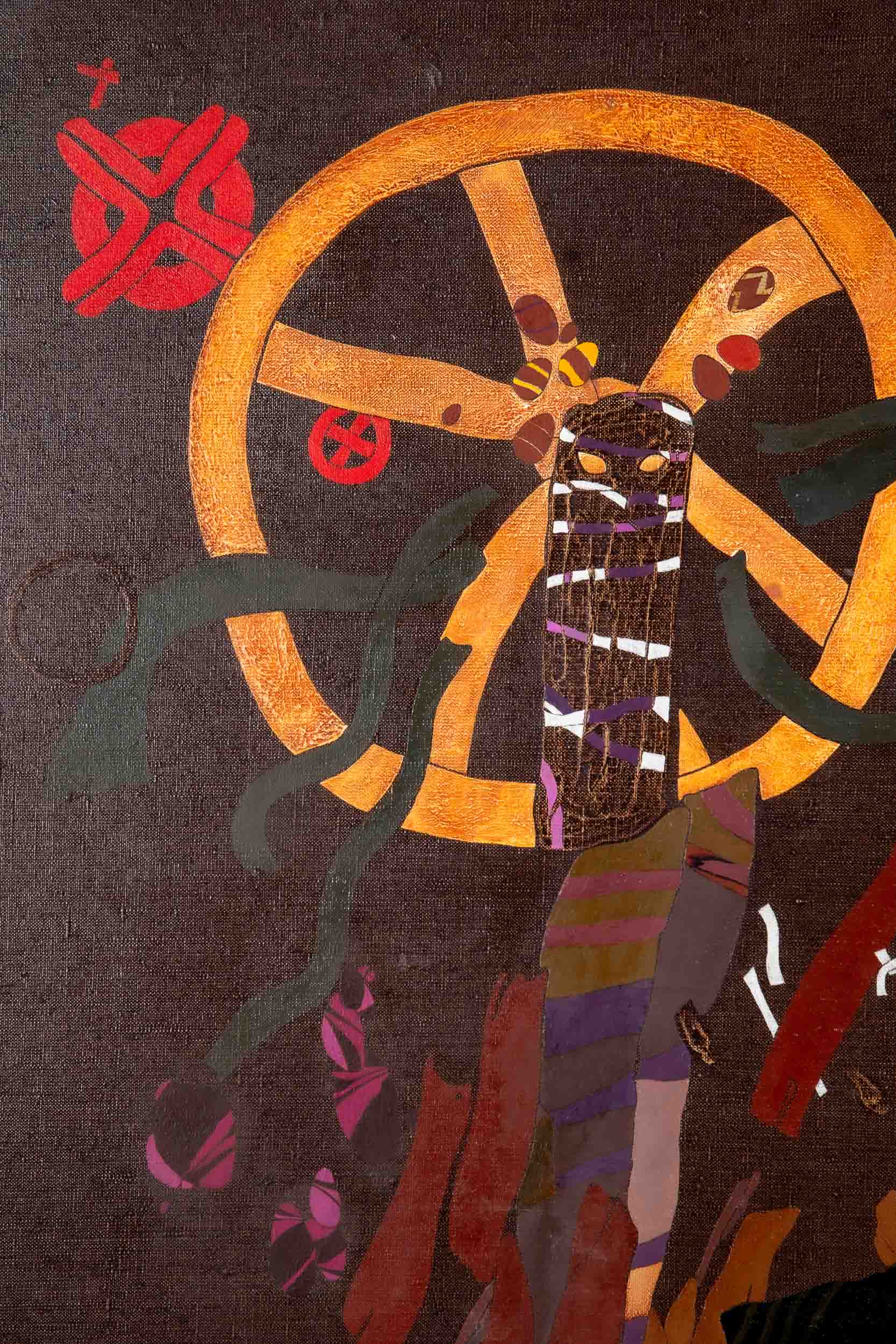 "Hexe", abstrakt symbolistisches Gemälde, Acryl auf Leinwand, der russischen Künstlerin LADA von 19 - Image 2 of 8