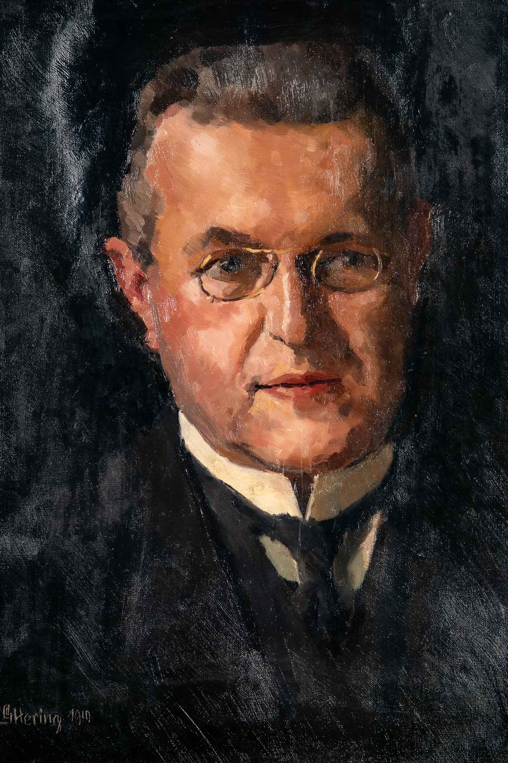 Porträt des Berliner Fabrikanten & Kommerzienrates Kurt Kühnemann (verstorben 1929), gemalt von Geo - Image 3 of 7