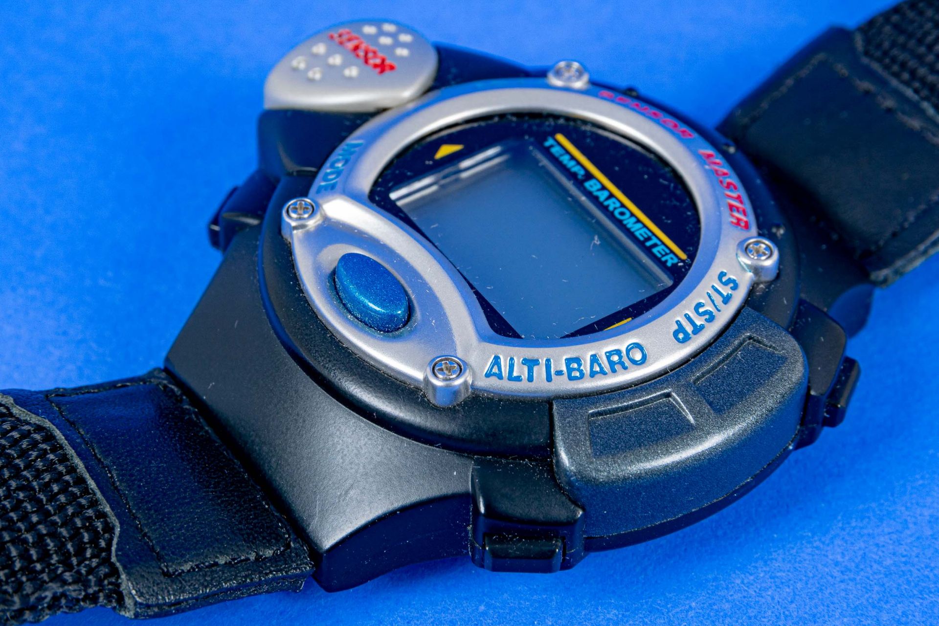 Swiss Sensormaster, Armbanduhr, Quarz, an Taucherarmband mit Dornschließe; Bedienungsanleitung beig - Image 6 of 7