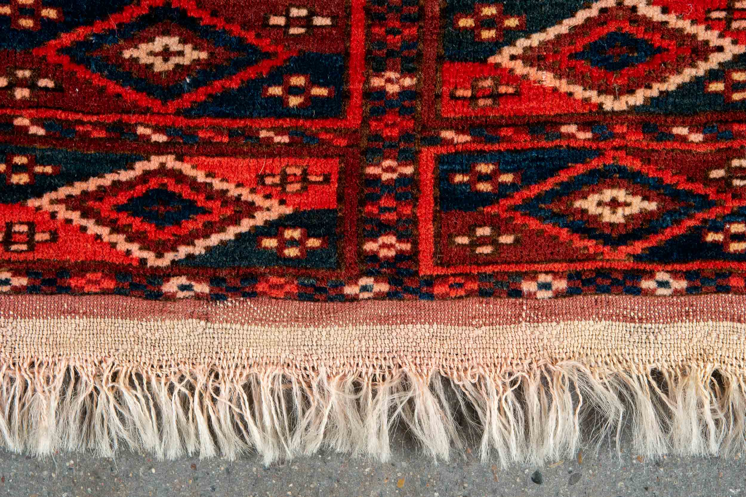 Alter Zeltbehang Tekke-Turkmene, ca. 63 x 122 cm. - Bild 3 aus 8