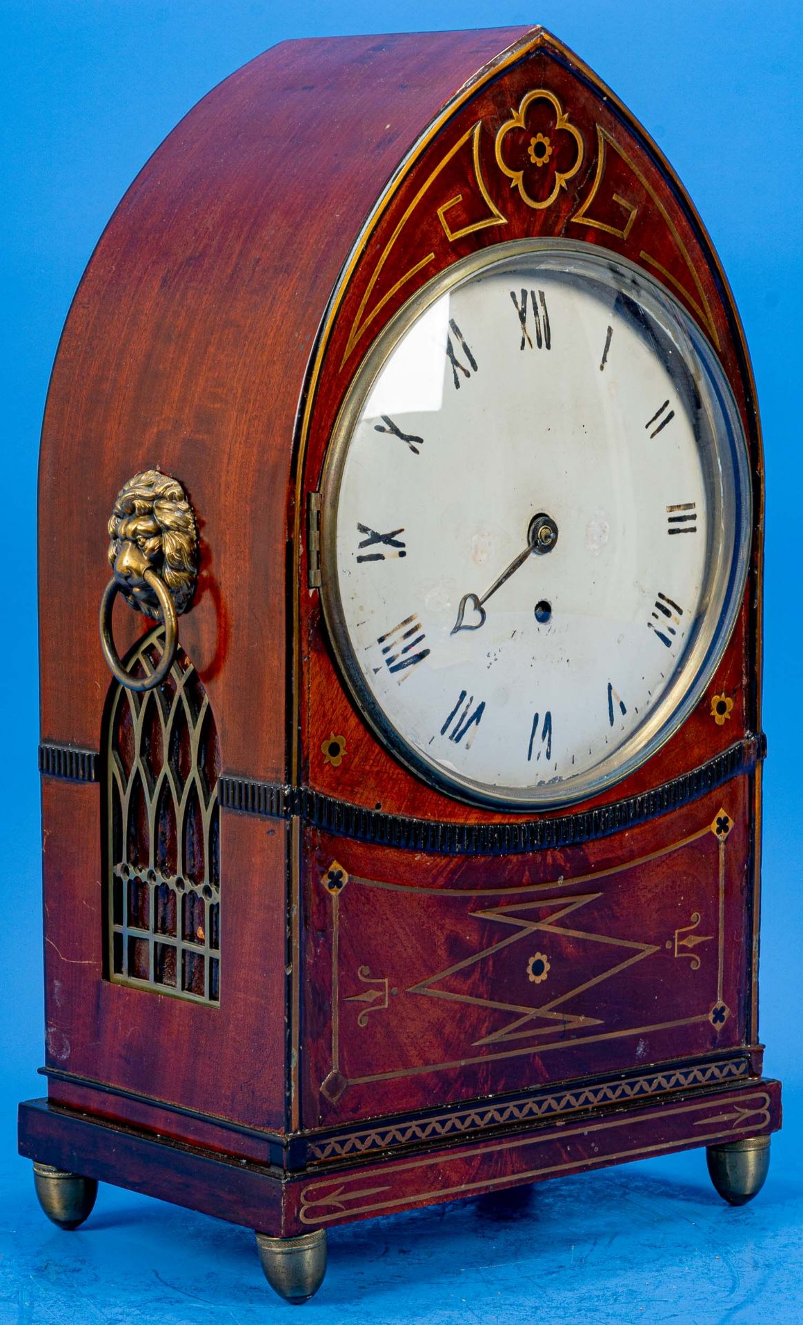 Antike Bracket - Uhr des Thomas Cox, London um 1810/ 15, war in London zwischen 1795 und 1850 als U - Bild 3 aus 15