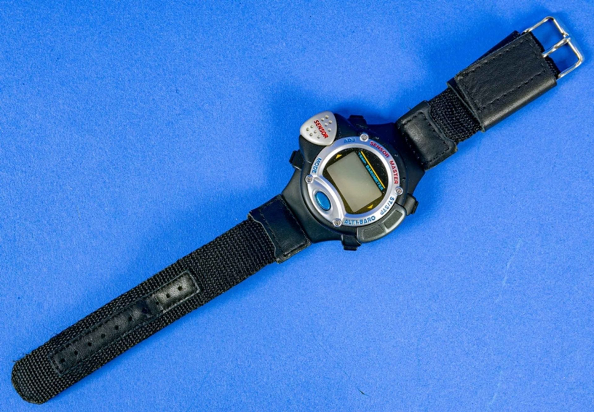 Swiss Sensormaster, Armbanduhr, Quarz, an Taucherarmband mit Dornschließe; Bedienungsanleitung beig - Image 2 of 7