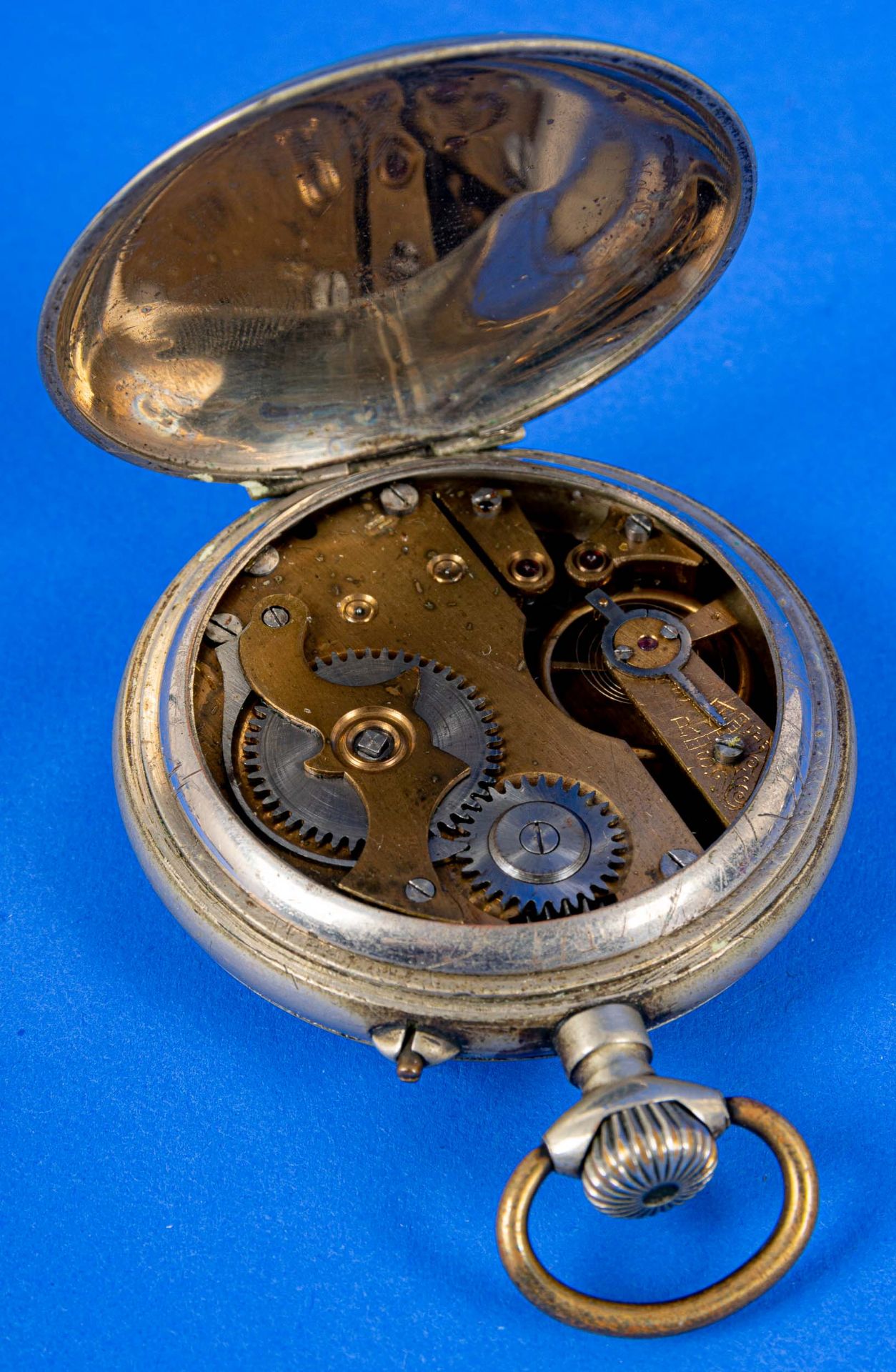 4teilige Sammlung Roßkopf'scher Patent-Taschenuhren, Ende 19. bzw. Anfang 20. Jhdt., versch. Alter, - Bild 3 aus 14